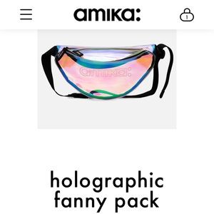 Amika Fanny Bag & Shampoo/Conditioner Packet